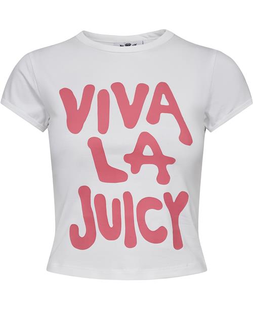 Se Juicy Couture Viva LA Juicy Baby Tshirt Kvinde White Kortærmede T-shirts Str S - hos Magasin ved Magasin