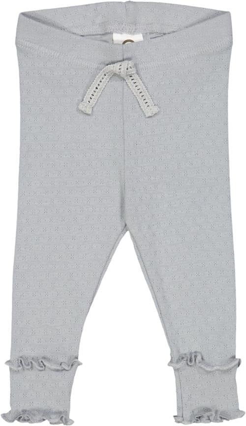 Se Müsli by Green Cotton Pointelle Leggings Baby Str 92 - Jasmin Blue Leggings Bomuld hos Magasin ved Magasin