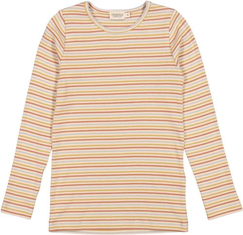 MarMar Copenhagen Tani Str 8Y/128 - Autumn Stripe Mix Langærmede T-shirts hos Magasin