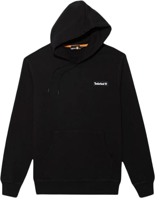 TIMBERLAND wov Badge Hoodie Mand Black Hoodies Str M - Bomuld hos Magasin