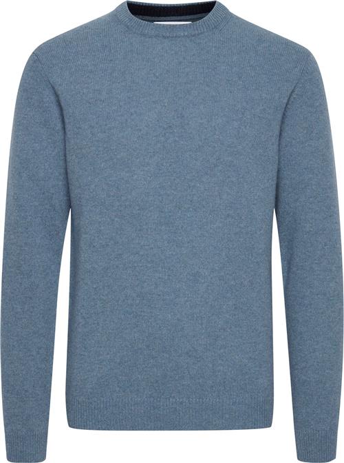 Casual Friday Cfkarl Crew Neck Bounty Knit Mand True Navy Melange Cardigans Regular Fit Str XL - hos Magasin