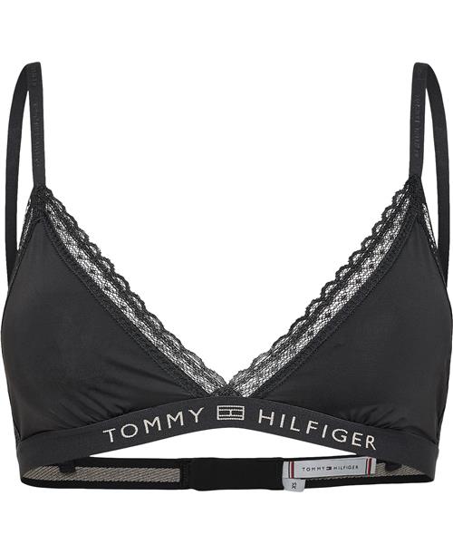 Se Tommy Hilfiger Unlined Triangle Bh'er Uden Bøjle Str L - Nylon hos Magasin ved Magasin