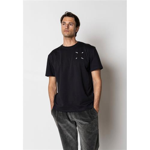 Clean Cut Copenhagen Clean Organic Tshirt Mand Black Kortærmede T-shirts Str L - Bomuld hos Magasin