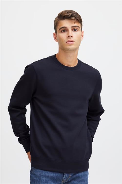 Casual Friday Cfsebastian Crew Neck Sweat Mand Dark Navy Sweatshirts Regular Fit Str L - hos Magasin