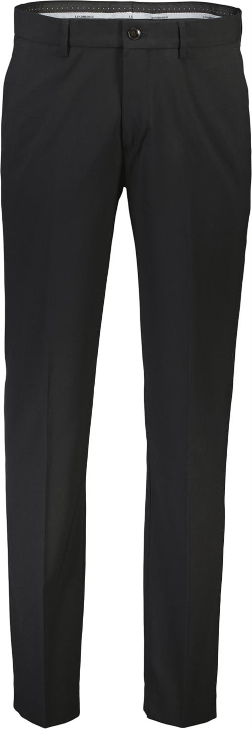 Lindbergh Superflex Pants Mand Sort Habitbukser Str 52 - hos Magasin