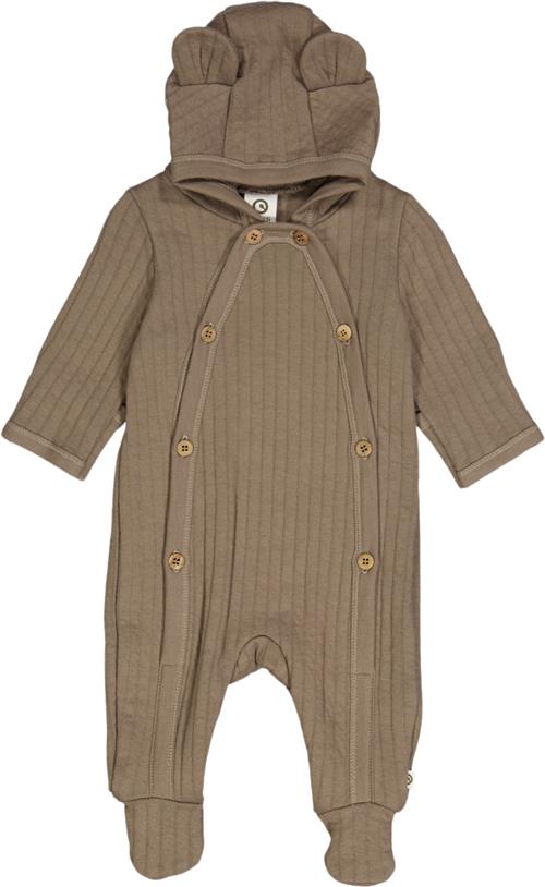 Müsli by Green Cotton Cotton Quilt Bodysuit Str 44 - Walnut Heldragter Bomuld hos Magasin