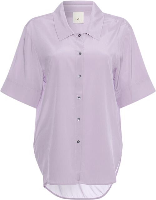 Se Heartmade ¤ Matea Shirt HM ¤ Kvinde Wild Orchid Kortærmede Skjorter Str 36 - hos Magasin ved Magasin