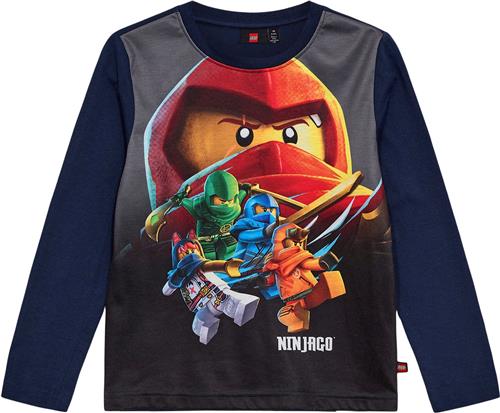 LEGO kidswear/LEGO børnetøj Lwtano 619 T-shirt L/S Str 140 cm - Blå Bluser hos Magasin