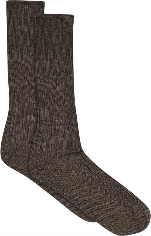 mpWoman Bess Long Socks Ankelstrømper Str 37/39 - Cashmere hos Magasin