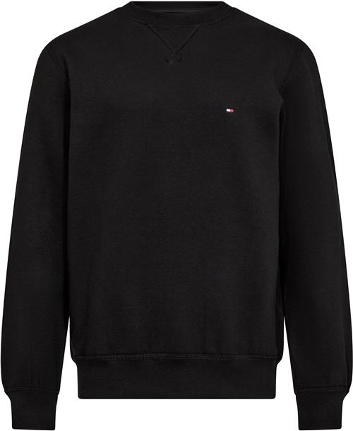 Tommy Hilfiger Essential Fleece Crewneck Mand Black Fleece Str S - hos Magasin