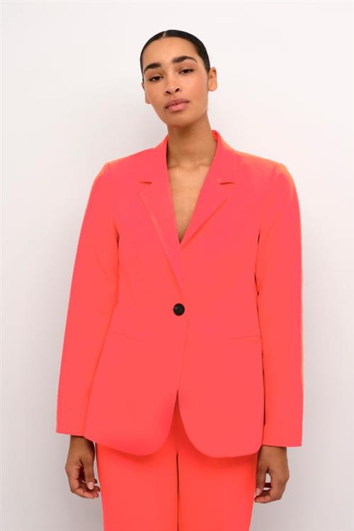 Kaffe Kasakura Blazer Kvinde Fiery Red Blazere Str 44 - hos Magasin