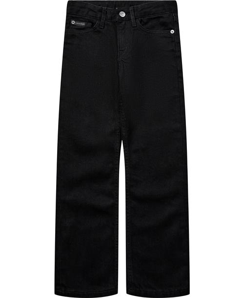 Se Calvin Klein MR Straight Clean Black RGD DNM Str 14 - Clean Black Rgd Jeans hos Magasin ved Magasin