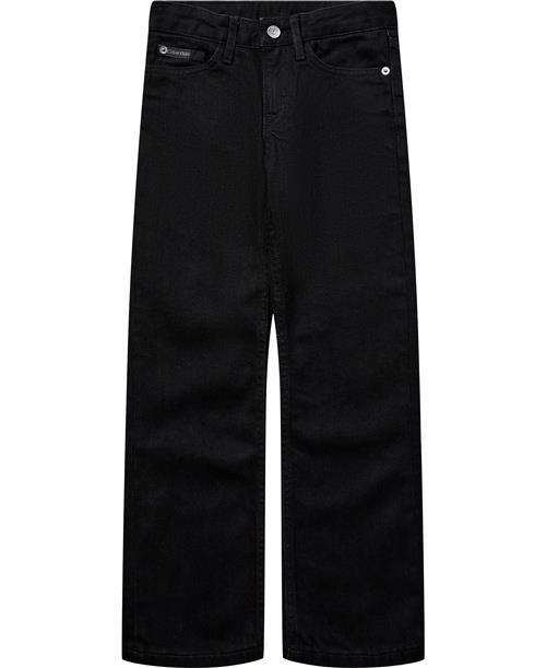 Calvin Klein MR Straight Clean Black RGD DNM Str 8 - Clean Black Rgd Jeans hos Magasin