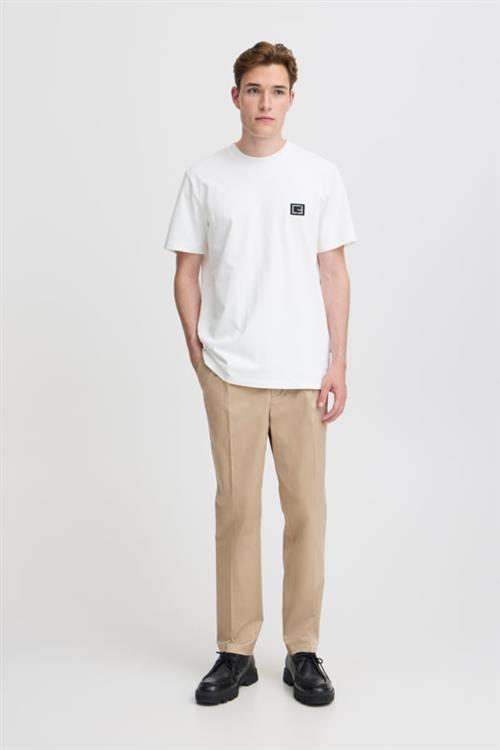 Casual Friday Cfmarc Performance Pants With Pleat Mand Silver Mink Chinos Relaxed Fit Str 30/32 - hos Magasin