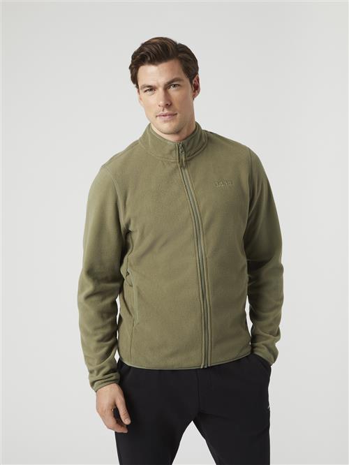 Se Björn Borg Borg Full ZIP Fleece Mand Deep Lichen Green Fleece Str L - hos Magasin ved Magasin