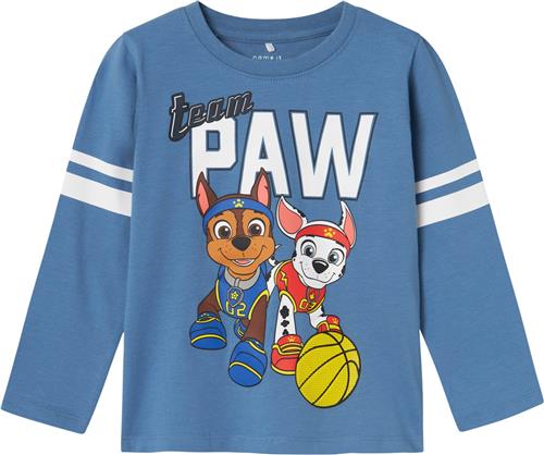 Name It Nmmjobs Pawpatrol LS TOP Cplg Str 104 - Coronet Blue Langærmede T-shirts hos Magasin