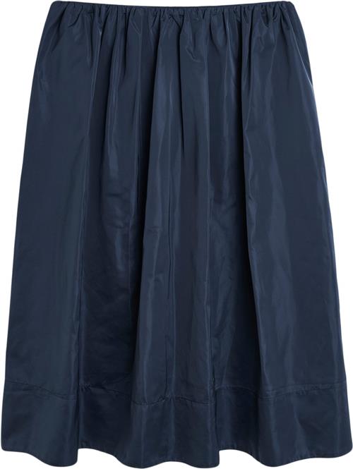 HERSKIND Miss Skirt Kvinde Navy Midi Nederdele Str 38 - Polyester hos Magasin