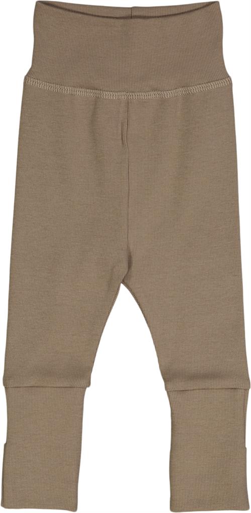 Se Müsli by Green Cotton Rib Pants Str 44 - Walnut Bukser Bomuld hos Magasin ved Magasin