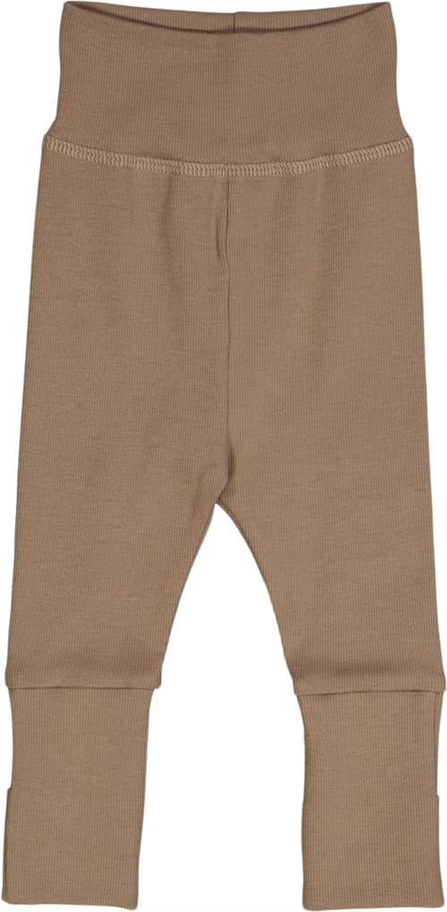 Se Müsli by Green Cotton Rib Pants Str 56 - Walnut Bukser Bomuld hos Magasin ved Magasin