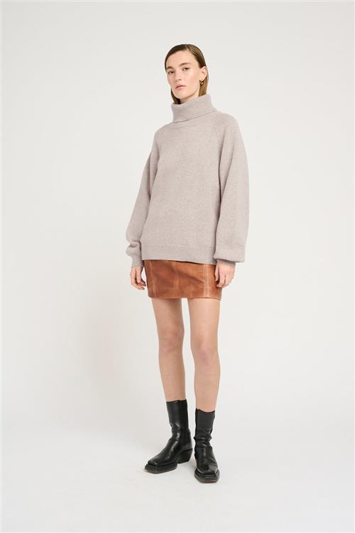 Se Gestuz Manzigz Wool Rollneck Noos Kvinde String Melange Sweaters Str L - hos Magasin ved Magasin