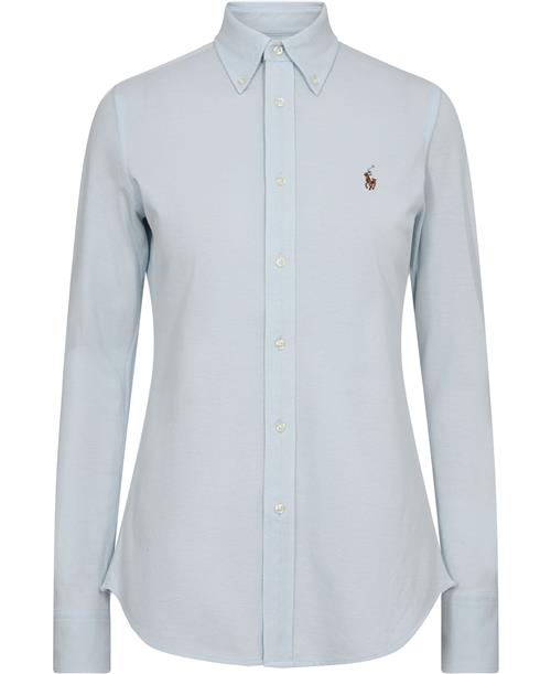 Polo Ralph Lauren 55/2 Oxford Meshlsl-bfs Kvinde Chambray Indigo Langærmede Skjorter Str L - Bomuld hos Magasin