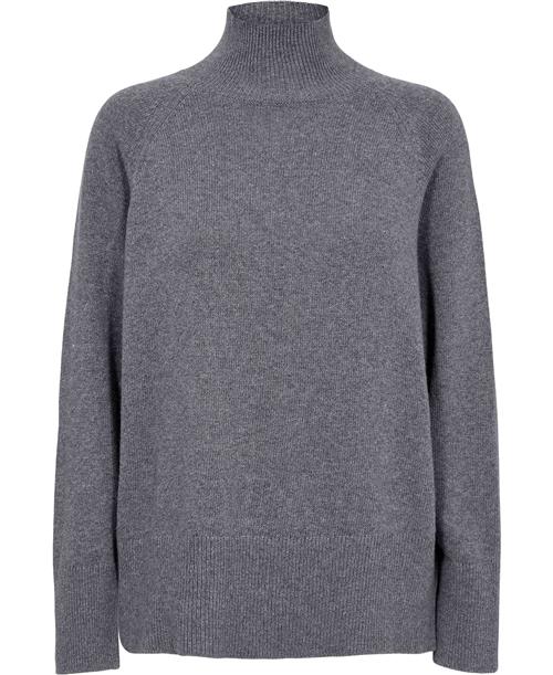 Marella Falange Kvinde Medium Grey Rullekraver Str XL - Uld hos Magasin