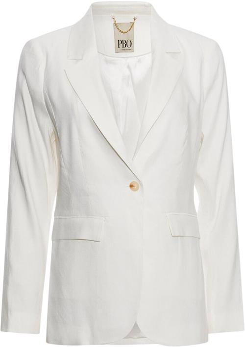 Se PBO ¤ Telloka Blazer ¤ Kvinde Off White Blazere Str 42 - hos Magasin ved Magasin