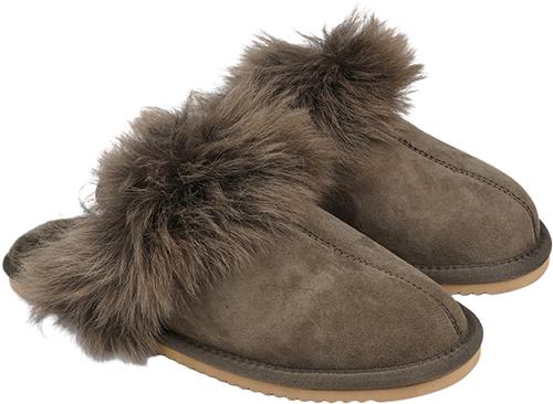 Se Lovelies Vigra Shearling Slippers Kvinde Army Hjemmesko Str 39 - Uld hos Magasin ved Magasin