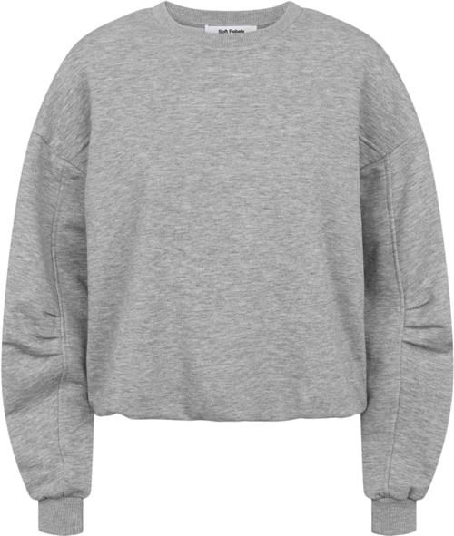 Se Soft Rebels Srscout Sweatshirt Kvinde Grey Melange Sweatshirts Str XL - hos Magasin ved Magasin