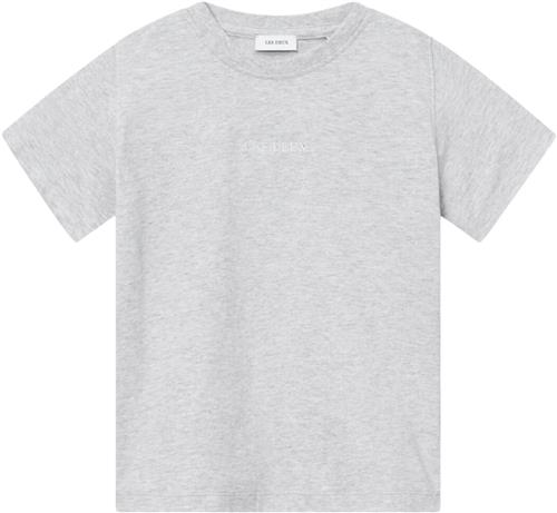 Les Deux Dexter Tshirt Kids Str 146/152 - Snow Melange Kortærmede T-shirts hos Magasin