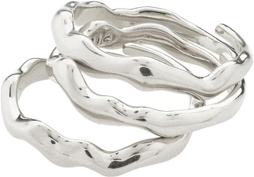 Se Pilgrim Penelope Recycled Ring Silverplated one size - Ringe hos Magasin ved Magasin