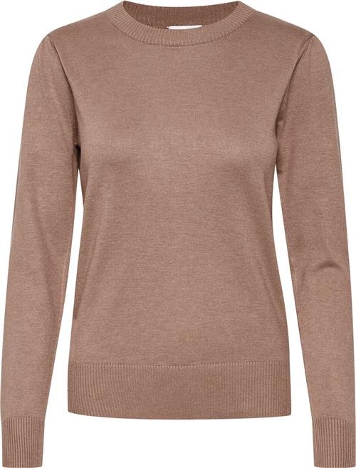 Saint Tropez Milasz Pullover Kvinde Antler Melange Sweaters Regular Fit Str XS - hos Magasin