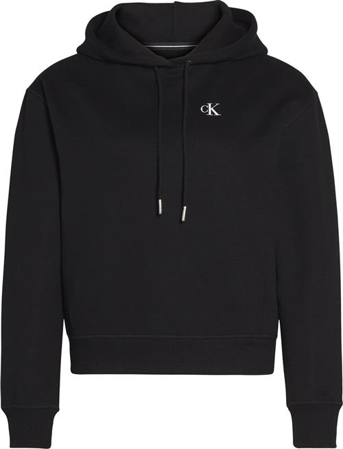 Calvin Klein CK Embroidery Hoodie Kvinde Bae Hættetrøjer Str S - hos Magasin