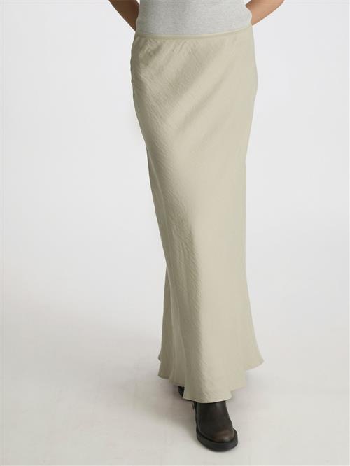 Neo Noir Vicky Structure Skirt Kvinde Smoke Green Maxi Nederdele Str 38 - hos Magasin