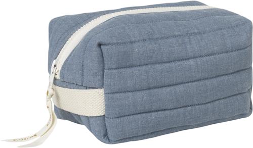 Fabelab Quilted Toiletry Bag Chambray Blue Spruce - Blue Spruce Pusletasker & -Tilbehør Bomuld hos Magasin