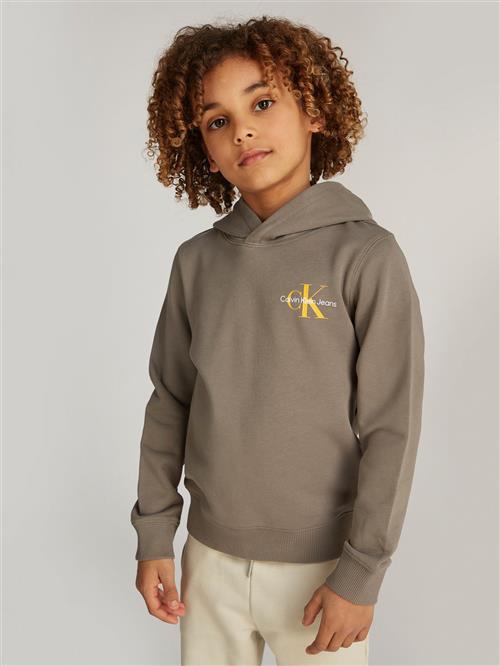 Calvin Klein Small Monogram Hoodie Str 12 - Falcon Sweatshirts hos Magasin