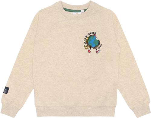 Se The New Tnleonel Sweatshirt Str 134-140 cm/9-10 år - Oatmeal Melange Sweatshirts Bomuld hos Magasin ved Magasin