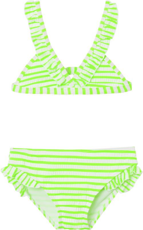 Name It Nkfzaley Bikini Str 110/116 - Green Gecko/jet Stream Bikinier hos Magasin