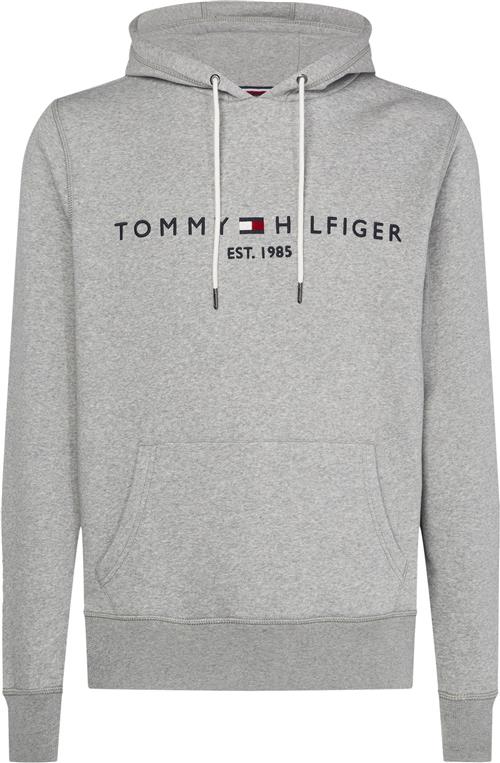 Tommy Hilfiger Core Tommy Logo Hoody Mand Lilla Hoodies Str S - Bomuld hos Magasin