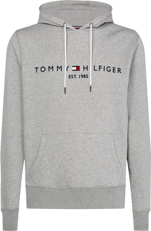 Tommy Hilfiger Core Tommy Logo Hoody Mand Lilla Hoodies Str XXL - Bomuld hos Magasin