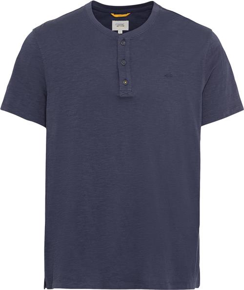 Camel Active NOS Henley 1/2 Mand Night Blue Kortærmede T-shirts Str XL - hos Magasin