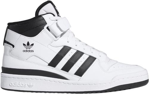 Se adidas Forum mid Mand Ftwwht/cblack/ftwwht Sneakers Str 7.5 - Læder hos Magasin ved Magasin