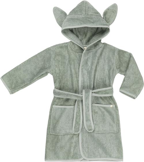 Se Fabelab Bathrobe Junior - Bunny - Eucalyptus Str Wear 2-4Y - Eucalyptus Morgenkåber hos Magasin ved Magasin