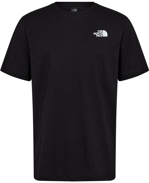 The North Face M S/S Redbox TEE TNF Black Mand Sort Kortærmede T-shirts Str S - Bomuld hos Magasin