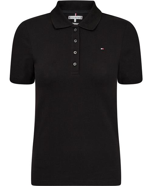 Se Tommy Hilfiger 1985 Slim Pique Polo SS Kvinde Bds Kortærmede T-shirts Str S - hos Magasin ved Magasin