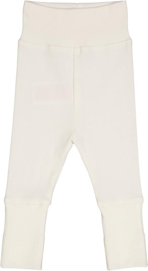 Se Müsli by Green Cotton Rib Pants Str 44 - Balsam Cream Bukser Bomuld hos Magasin ved Magasin