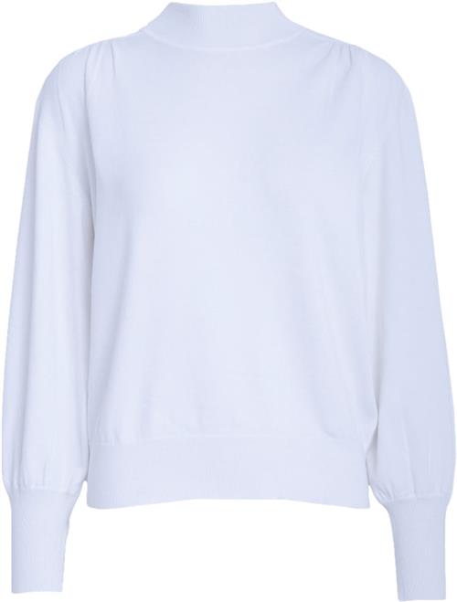 Minus Msilma Mock Neck Pullover Kvinde Broken White Sweaters Str M - hos Magasin