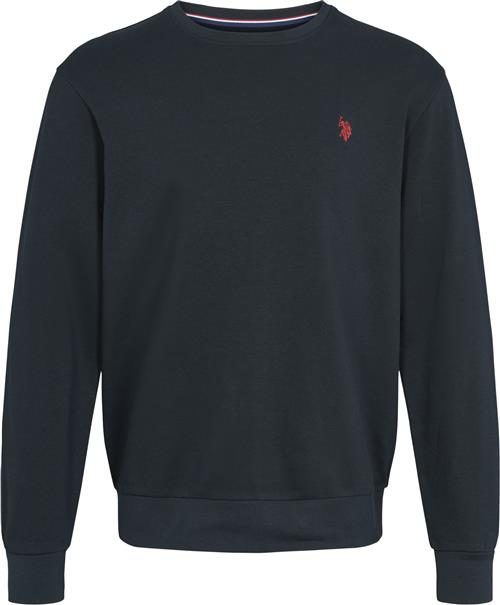 Se U.S. Polo Assn. Hugo Reg SW Uspa M Sweat Mand 19-4020 Dark Sapphire Sweatshirts Str M - hos Magasin ved Magasin