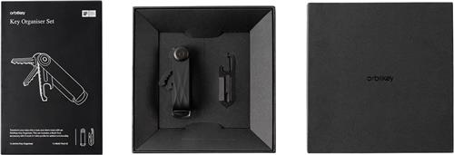 Orbitkey Active Key Organiser + Multitool V2 - Black ONE SIZE - Andet Stål hos Magasin