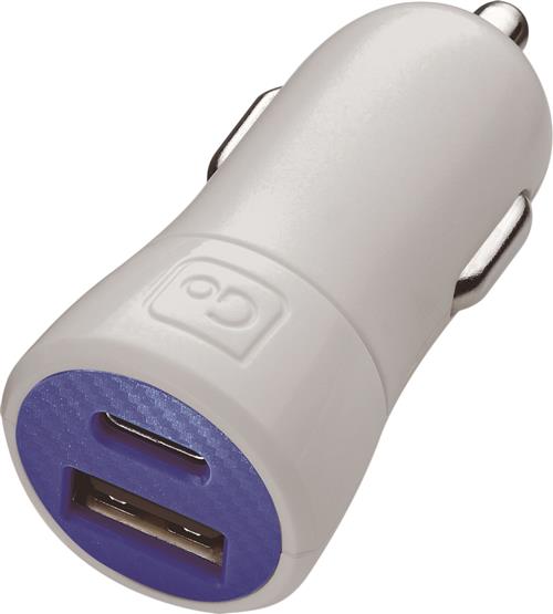 Go Travel Incar Usb-a & Usb-c Charger + 4.8A One size - Rejsetilbehør hos Magasin